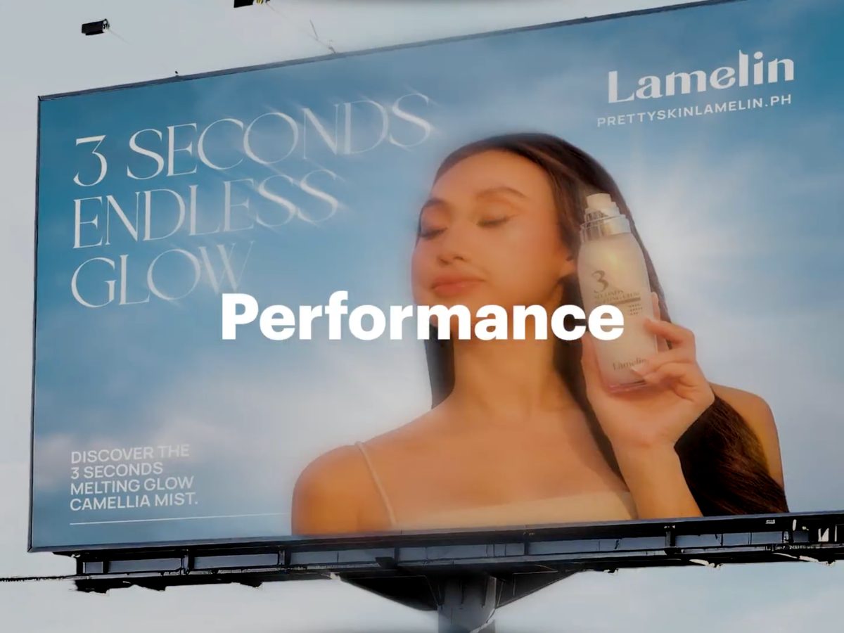 Lamelin billboard from the Frisson Media showreel